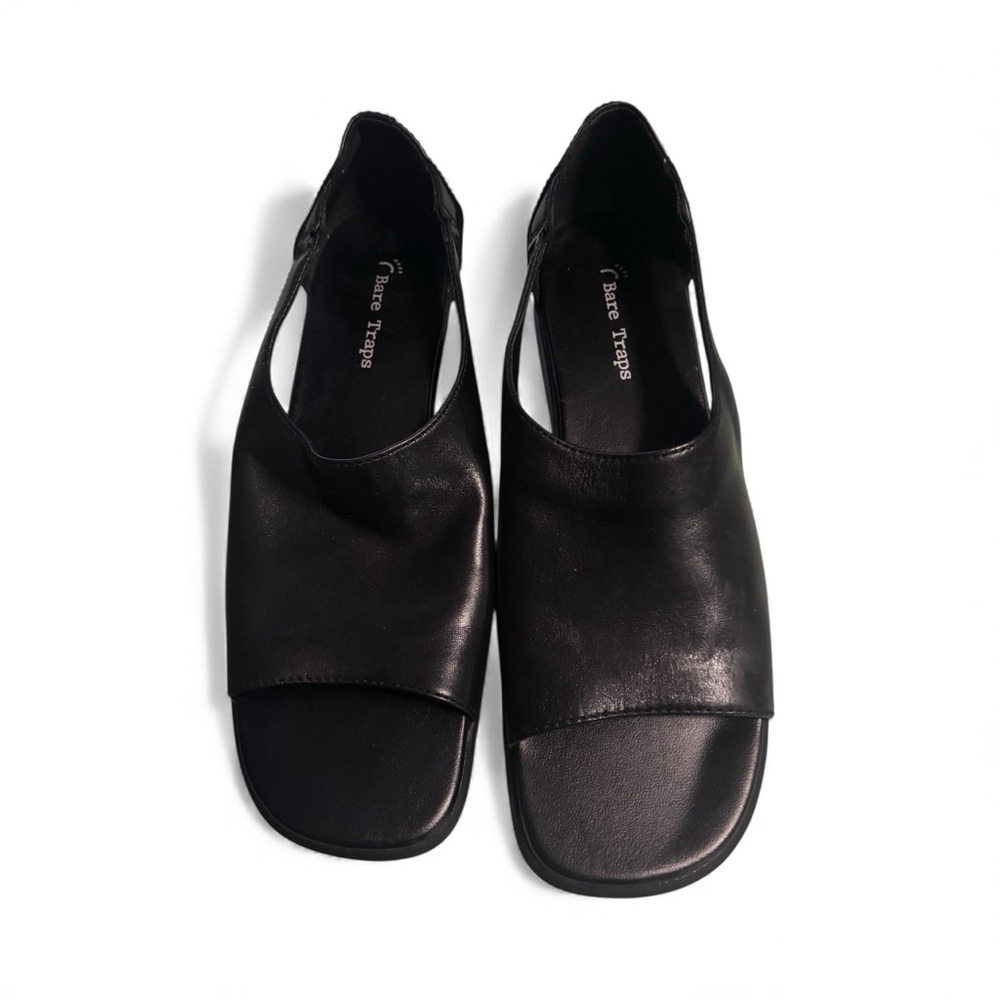 BareTraps Women's Elegant Black Sandals Genuine Leather